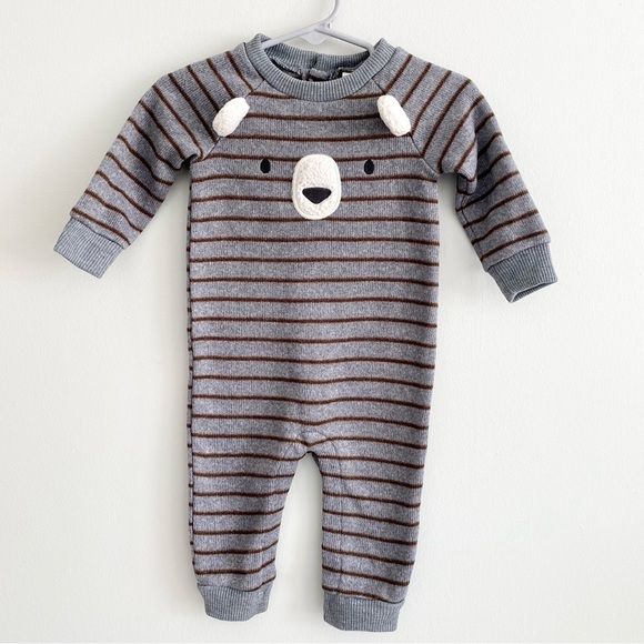 Carter’s Baby Bear Sweater Jumpsuit Size 6 Months - Picture 1 of 4